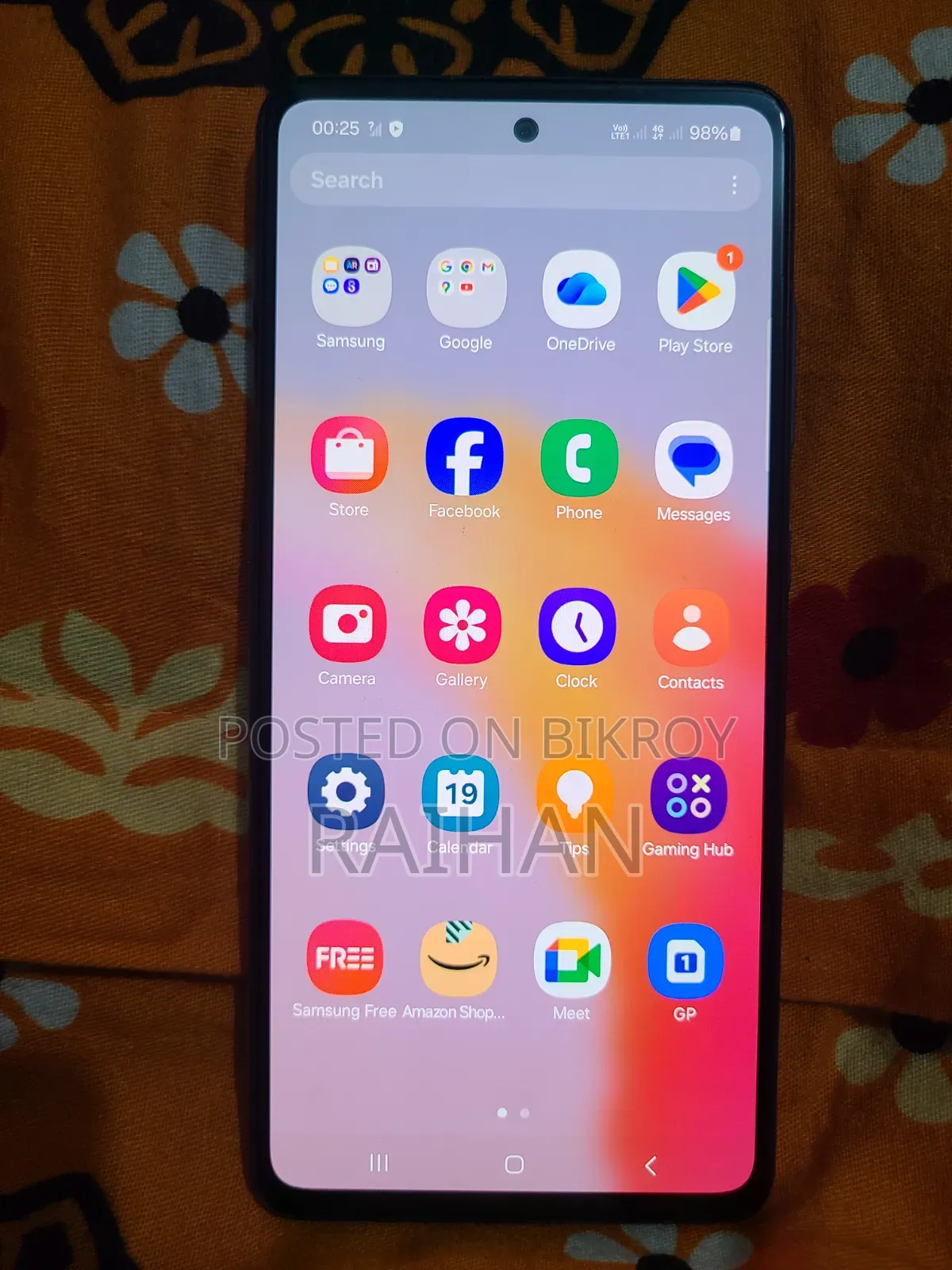 স্যামসাং গ্যালাক্সি এ৫২ ১২৮ জিবি সবুজ
