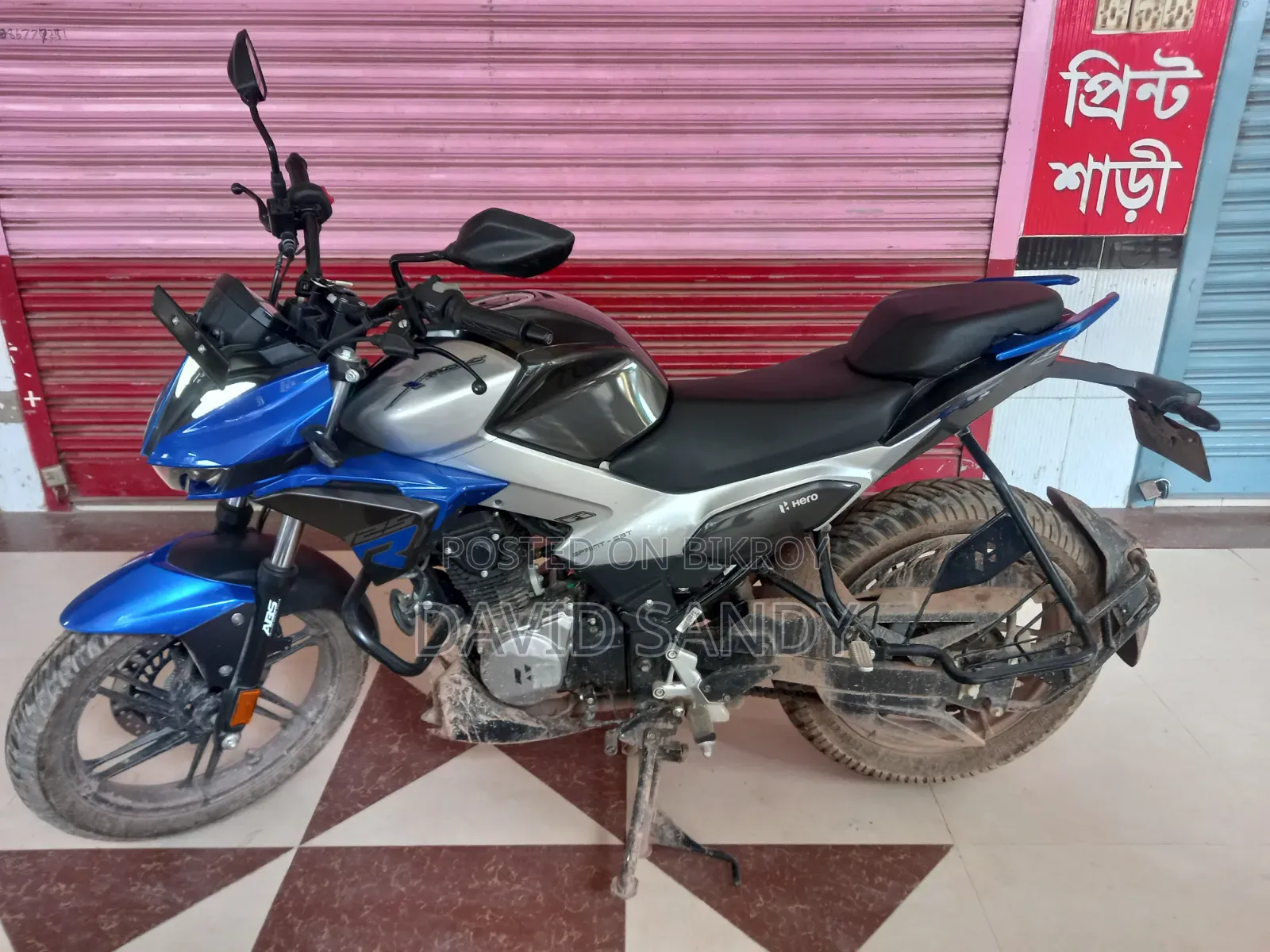 নতুন হিরো এক্সট্রিম ১২৫আর ২০২৬ নীল