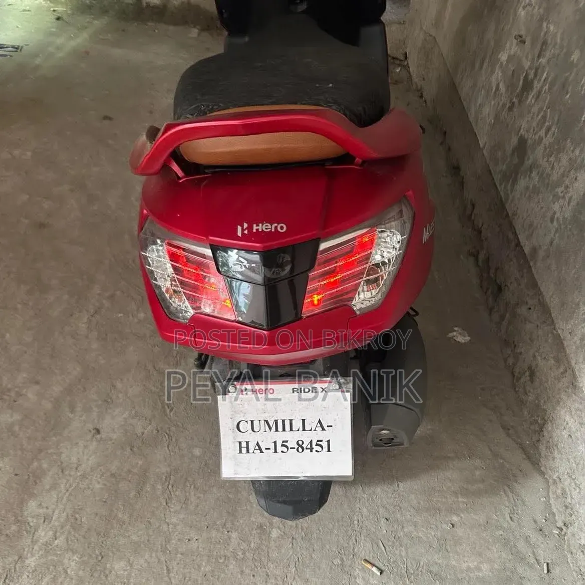 Hero Maestro Edge 110 2025 Red