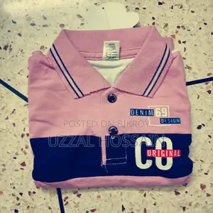 Two Sets Brand New Kids Polo Shirts (Pink & Yellow)