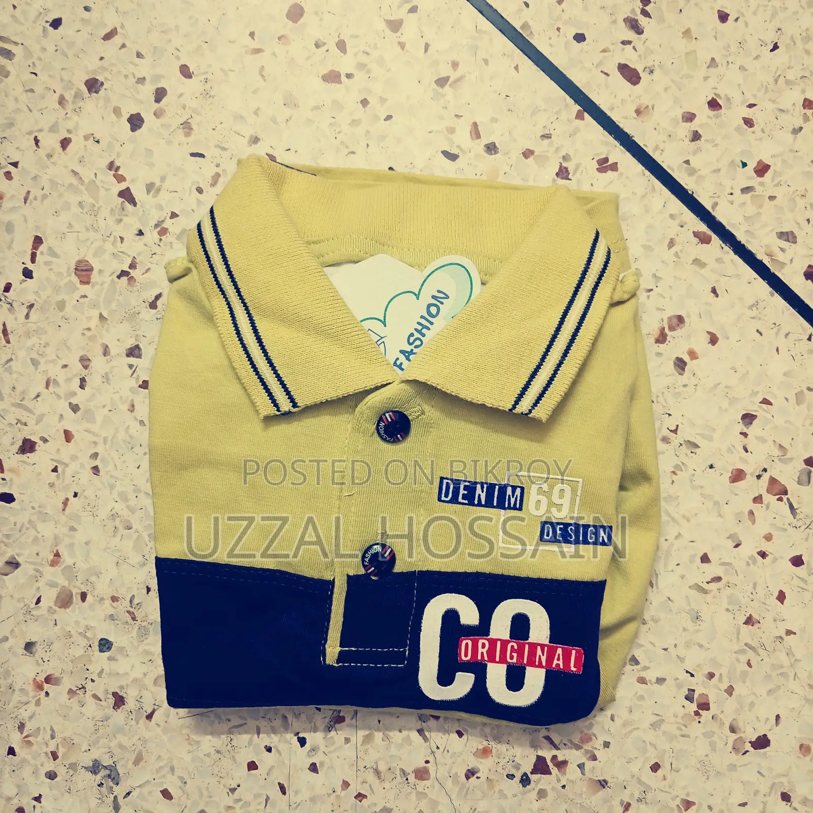 Two Sets Brand New Kids Polo Shirts (Pink & Yellow)