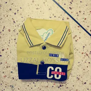 Two Sets Brand New Kids Polo Shirts (Pink & Yellow)