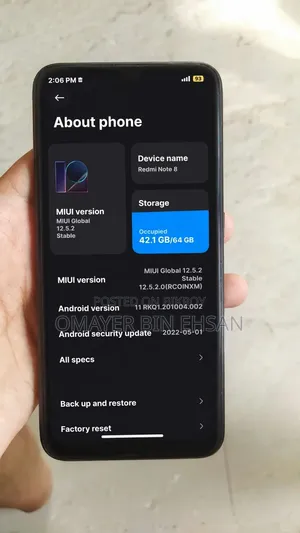 শাওমি রেডমি নোট ৮ ৬৪ জিবি ব্ল্যাক