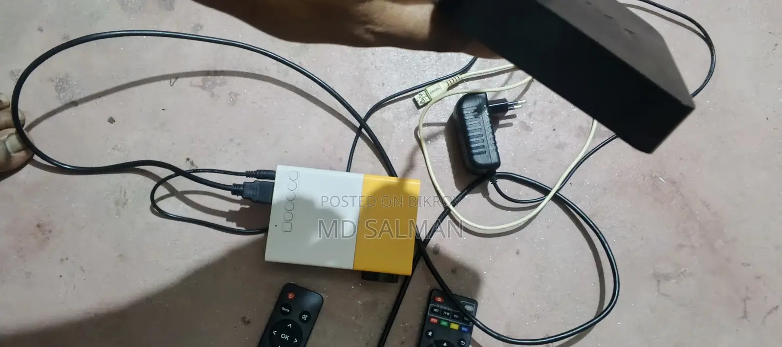 Projector and Android TV Box