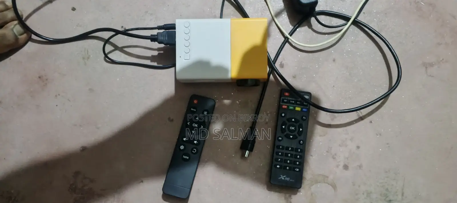 Projector and Android TV Box