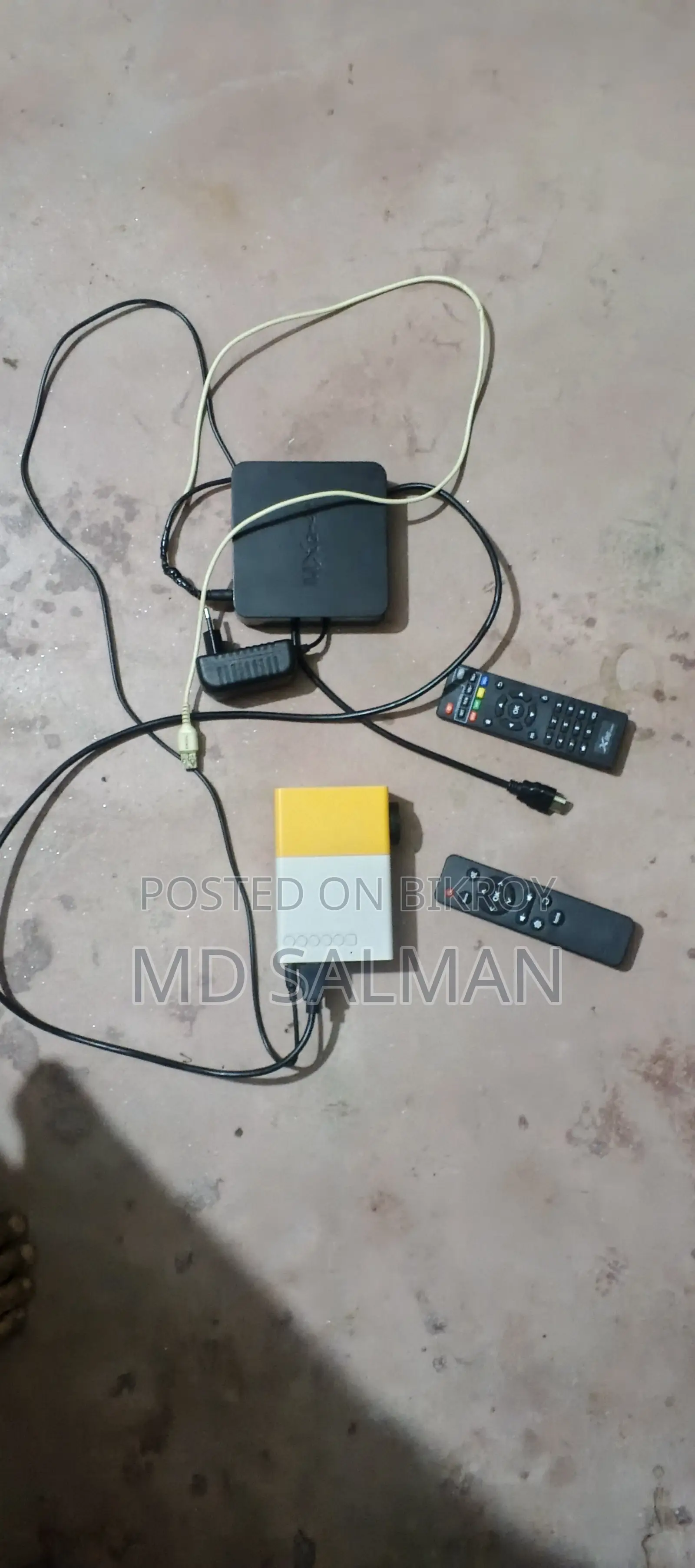 Projector and Android TV Box