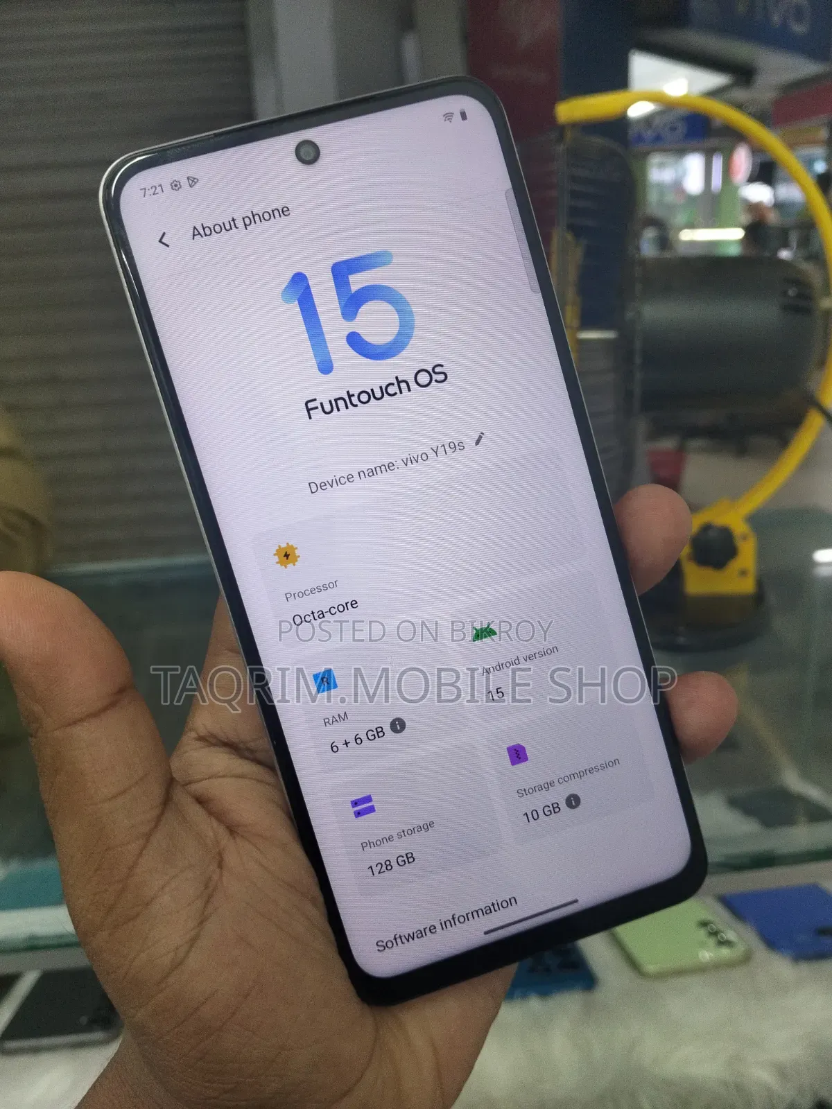 Vivo Y19s 128 GB White