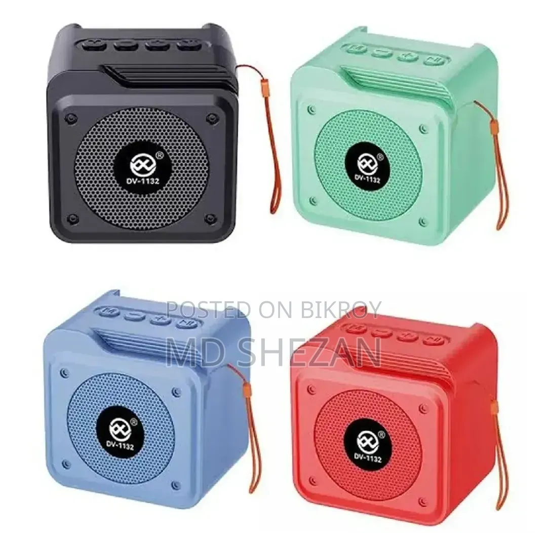 DV-1132 Mini Pure Bass Wireless Bluetooth Speaker Portable USB, TF
