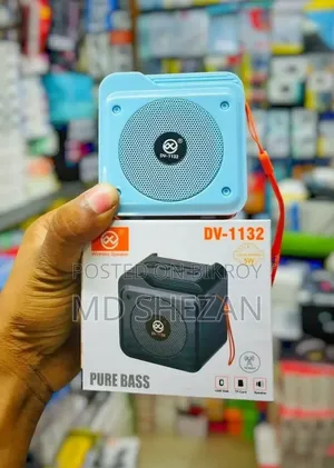 DV-1132 Mini Pure Bass Wireless Bluetooth Speaker Portable USB, TF