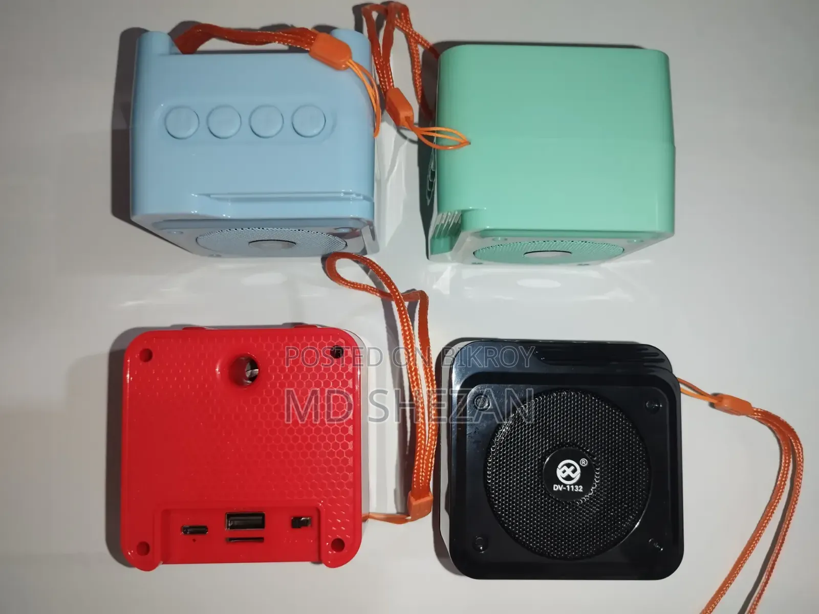 DV-1132 Mini Pure Bass Wireless Bluetooth Speaker Portable USB, TF