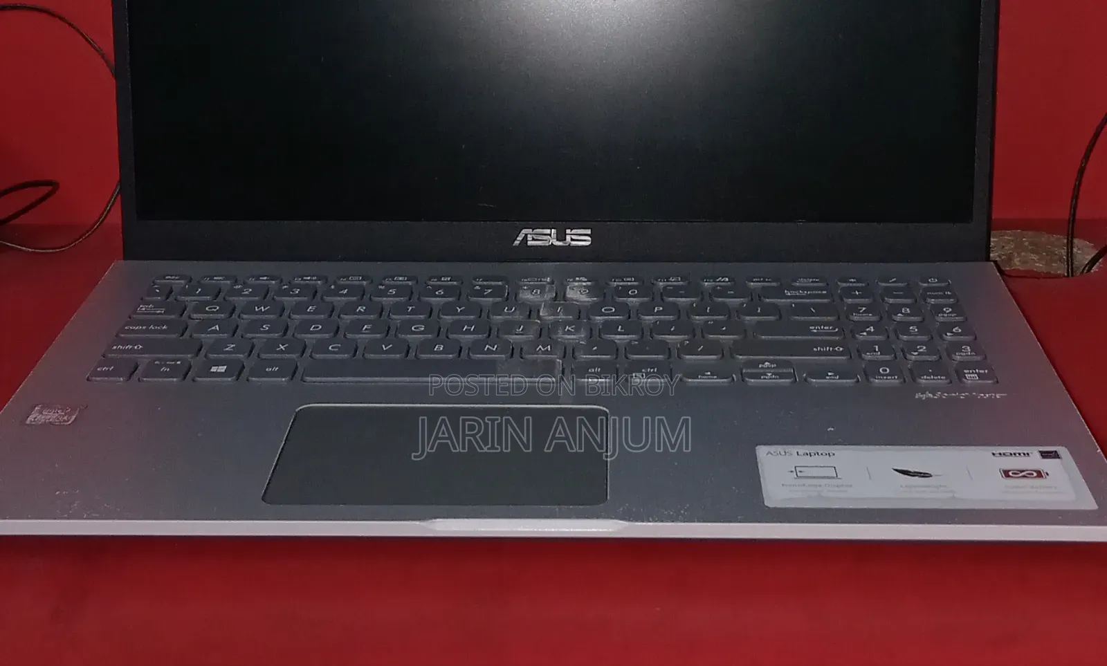 Laptop Asus 4GB Intel Core i3 HDD 1TB