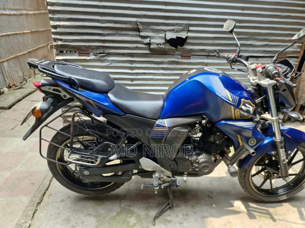 Yamaha FZS V2 2024 নীল