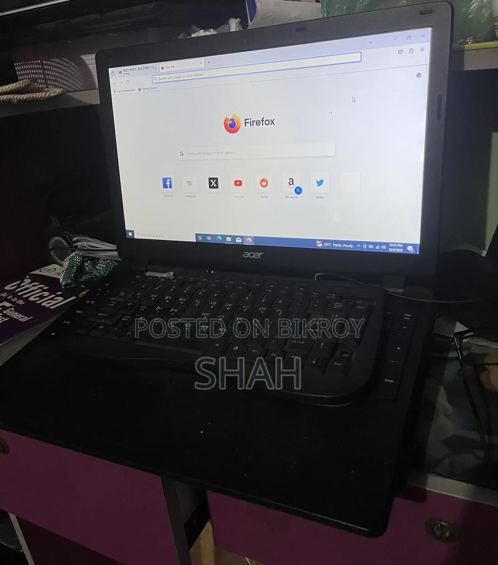 Laptop Acer 8GB Intel Celeron HDD+SSD 1.5T