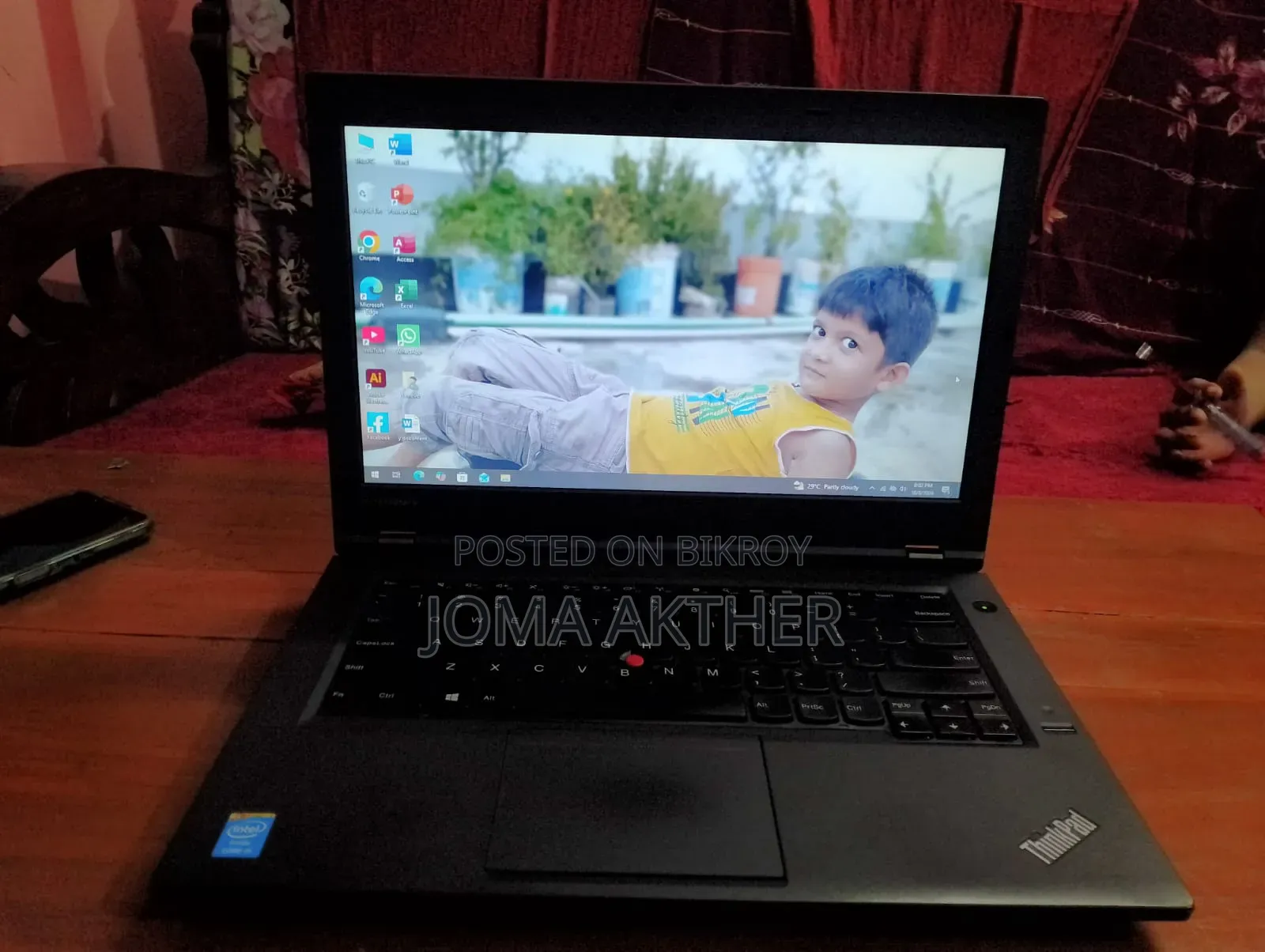 ল্যাপটপ লেনেভো থিংকপ্যাড টি৪৭০ ৮জিবি ইন্টেল কোর আই৫ এসএসডি ২৫৬জিবি