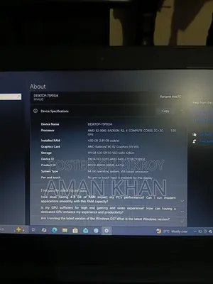 Laptop Lenovo IdeaPad 330 4GB AMD SSD 128GB