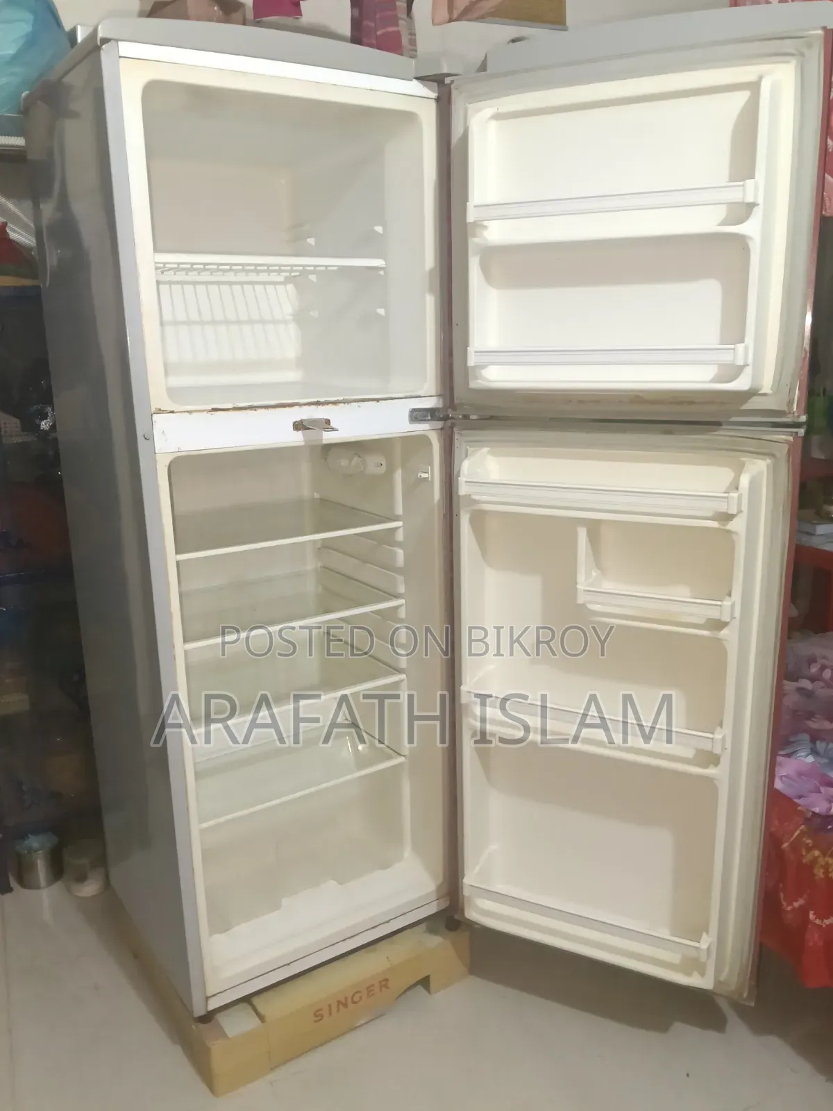 সিঙ্গার ১২ সেফটির ফ্রিজ বিক্রি হবে