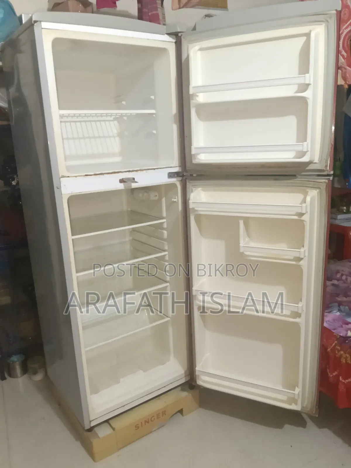 সিঙ্গার ১২ সেফটির ফ্রিজ বিক্রি হবে