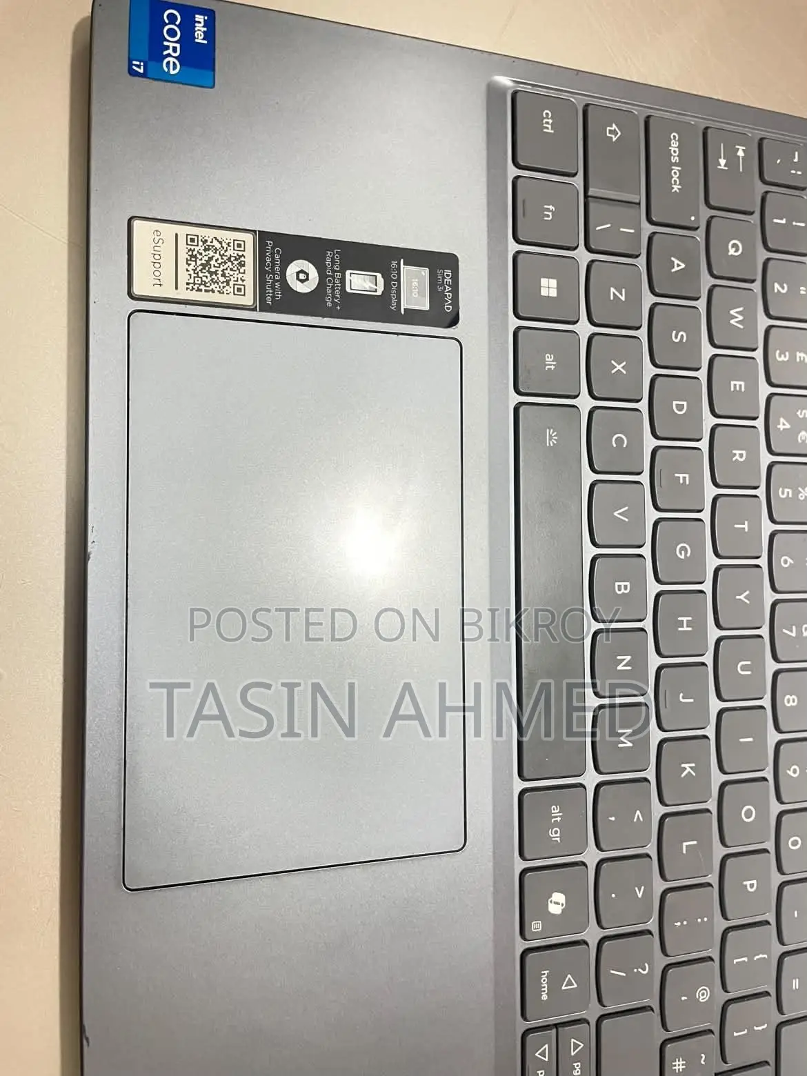 Laptop Lenovo Ideapad 3 16GB Intel Core i7 SSD 512GB