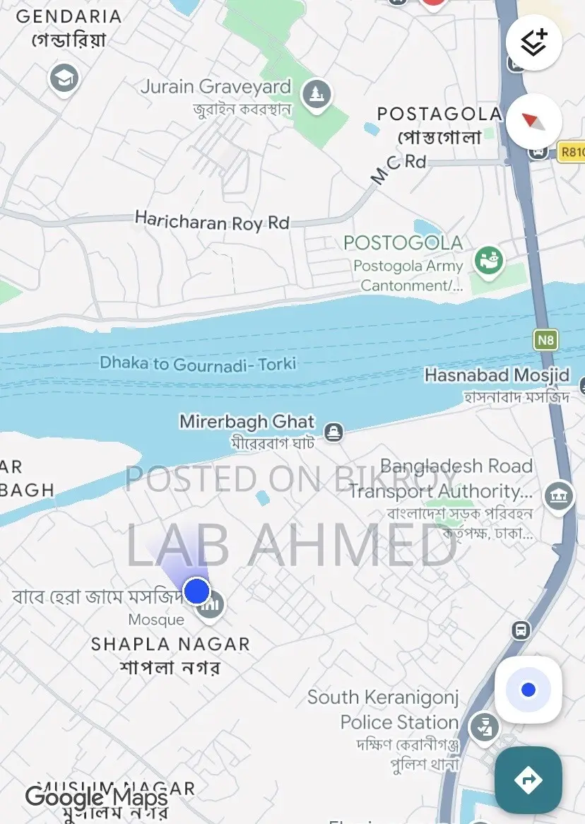 1 katha land, 3 rooms, 1 bathroom, government gas line