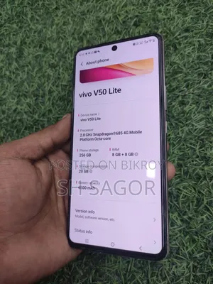 Vivo V50 Lite 256 GB Gold