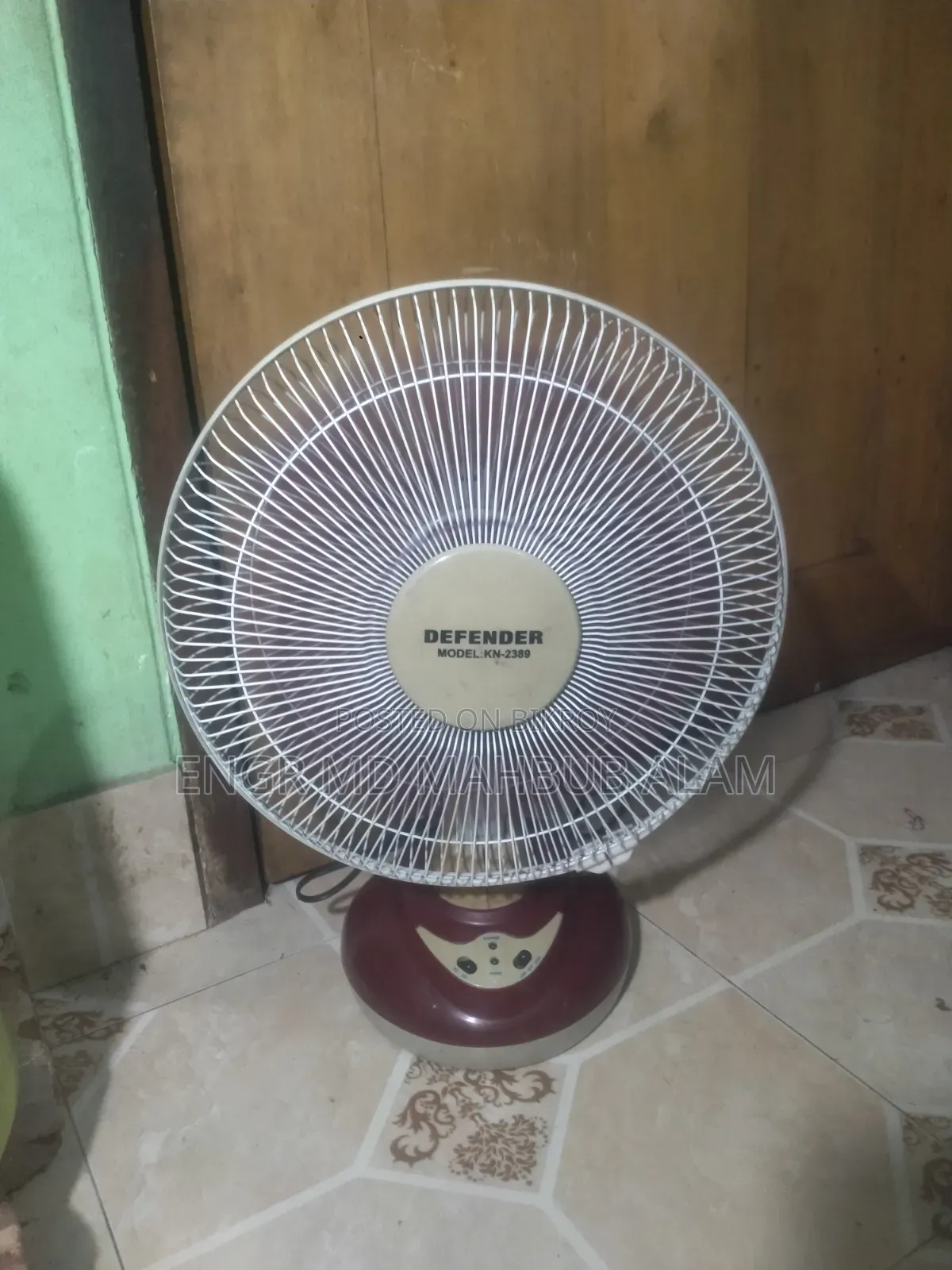 ডিফেন্ডার চার্জার ফ্যান ১২ ইঞ্চি