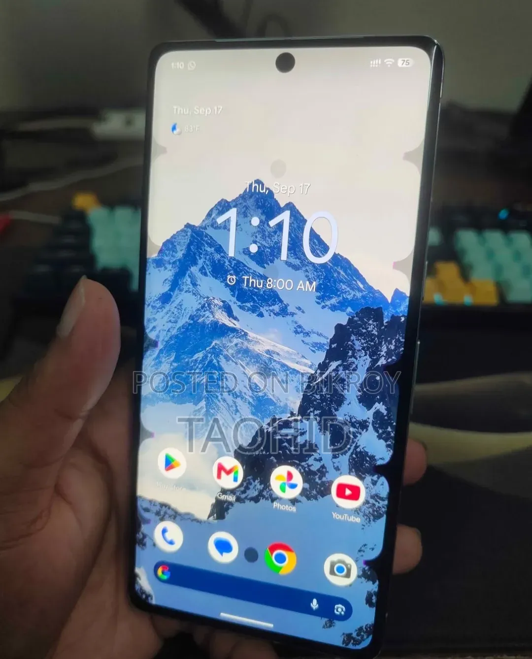 গুগল পিক্সেল ৭ প্রো ১২৮ জিবি ধূসর