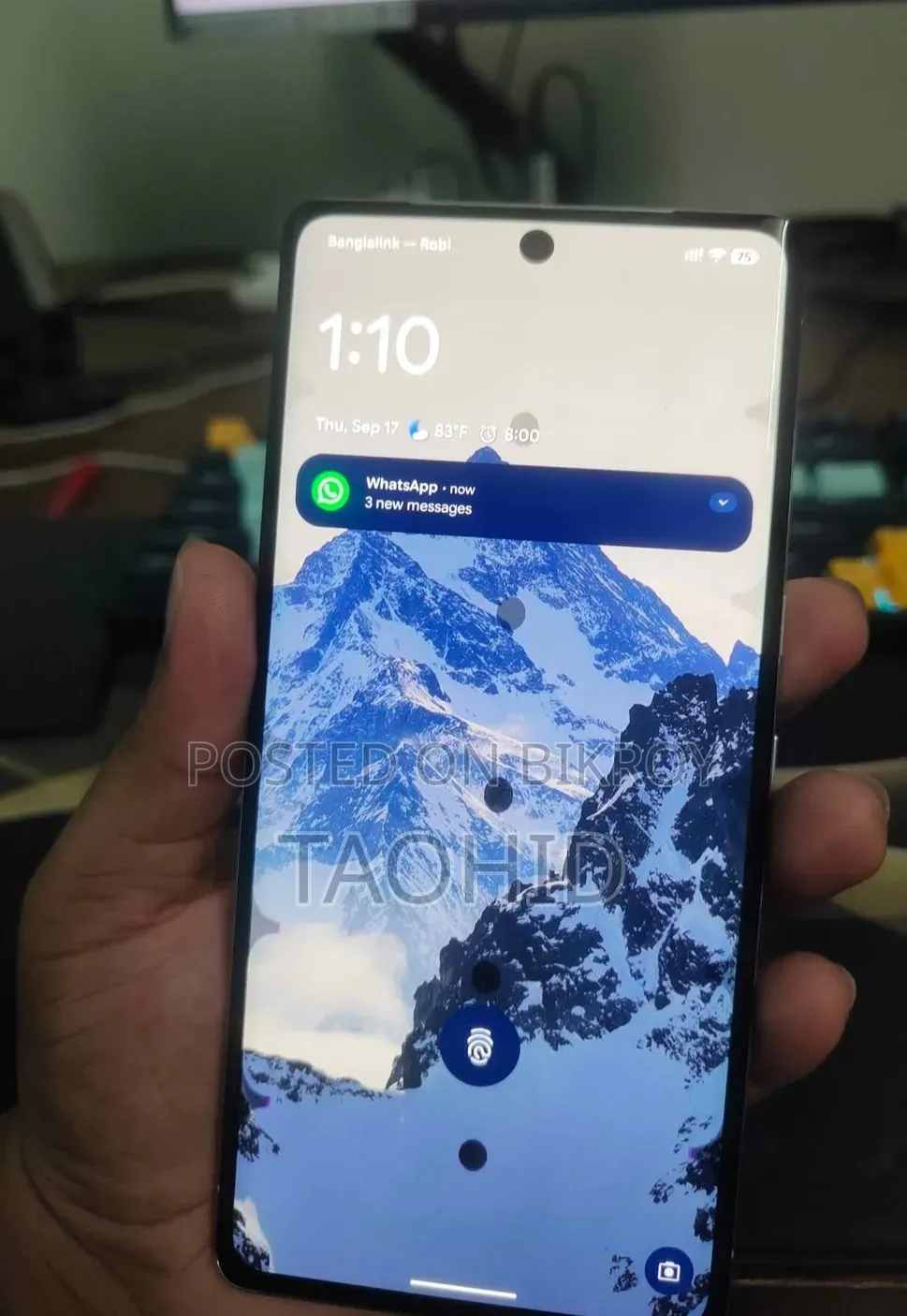 গুগল পিক্সেল ৭ প্রো ১২৮ জিবি ধূসর