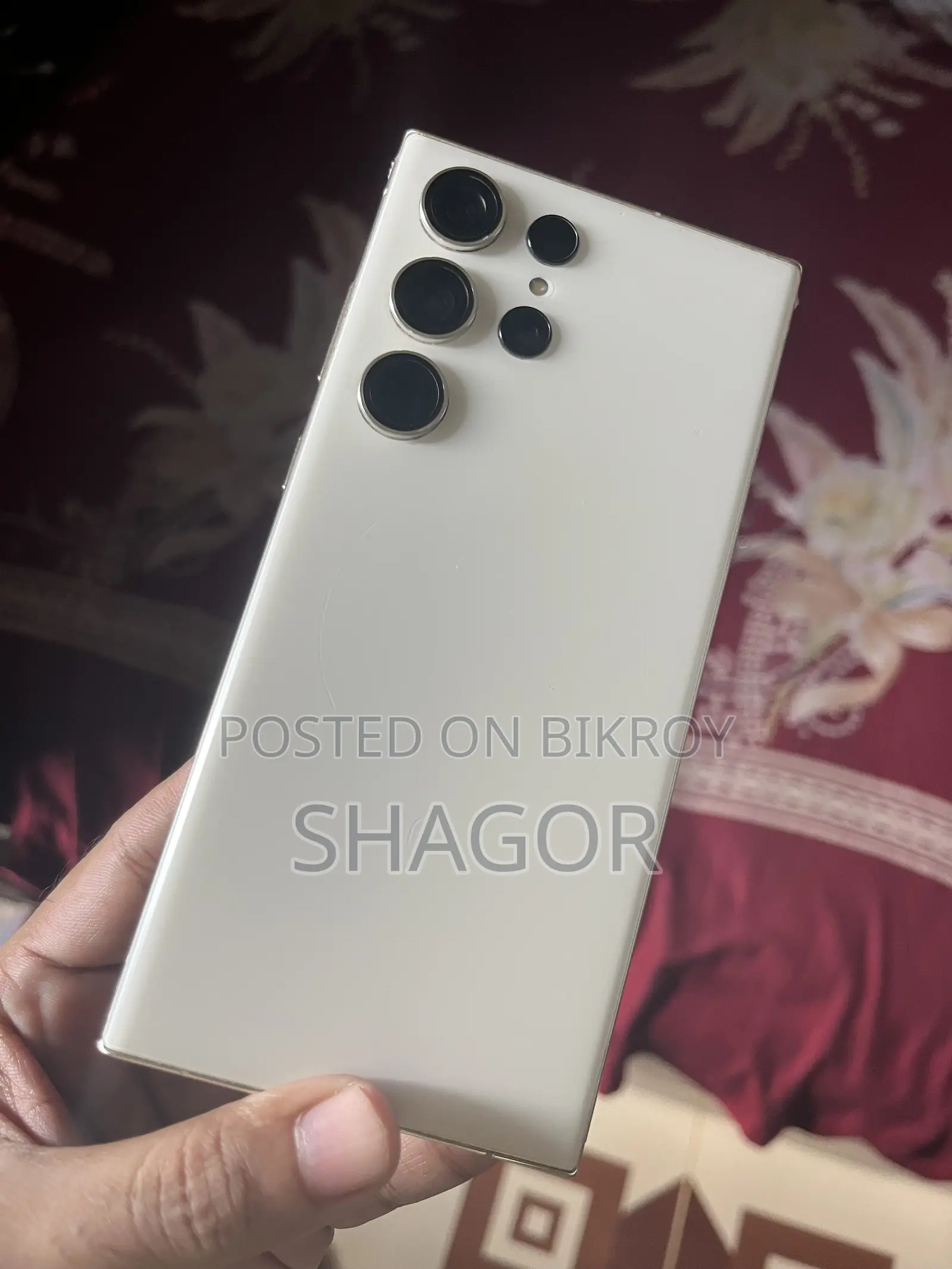 স্যামসাং গ্যালাক্সি এস২৩ আল্ট্রা ৫১২ জিবি হোয়াইট