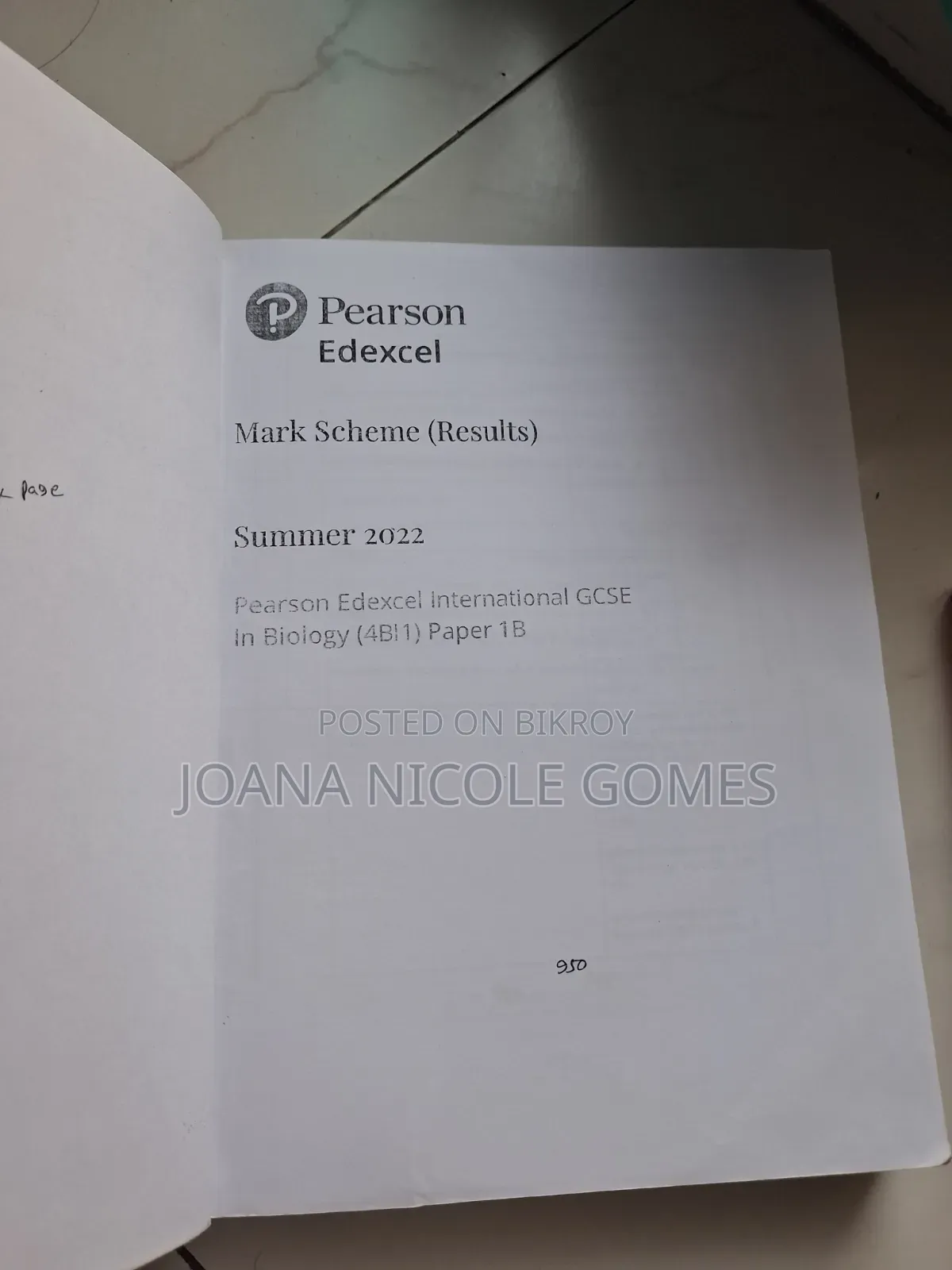 Edexcel IGCSE Books, Question Papers and Markscheme