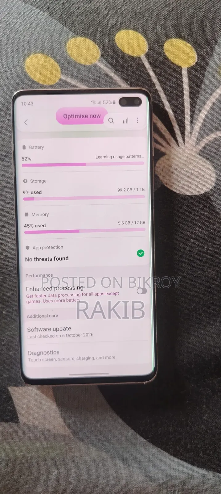 Samsung Galaxy S10 Plus 1 TB White