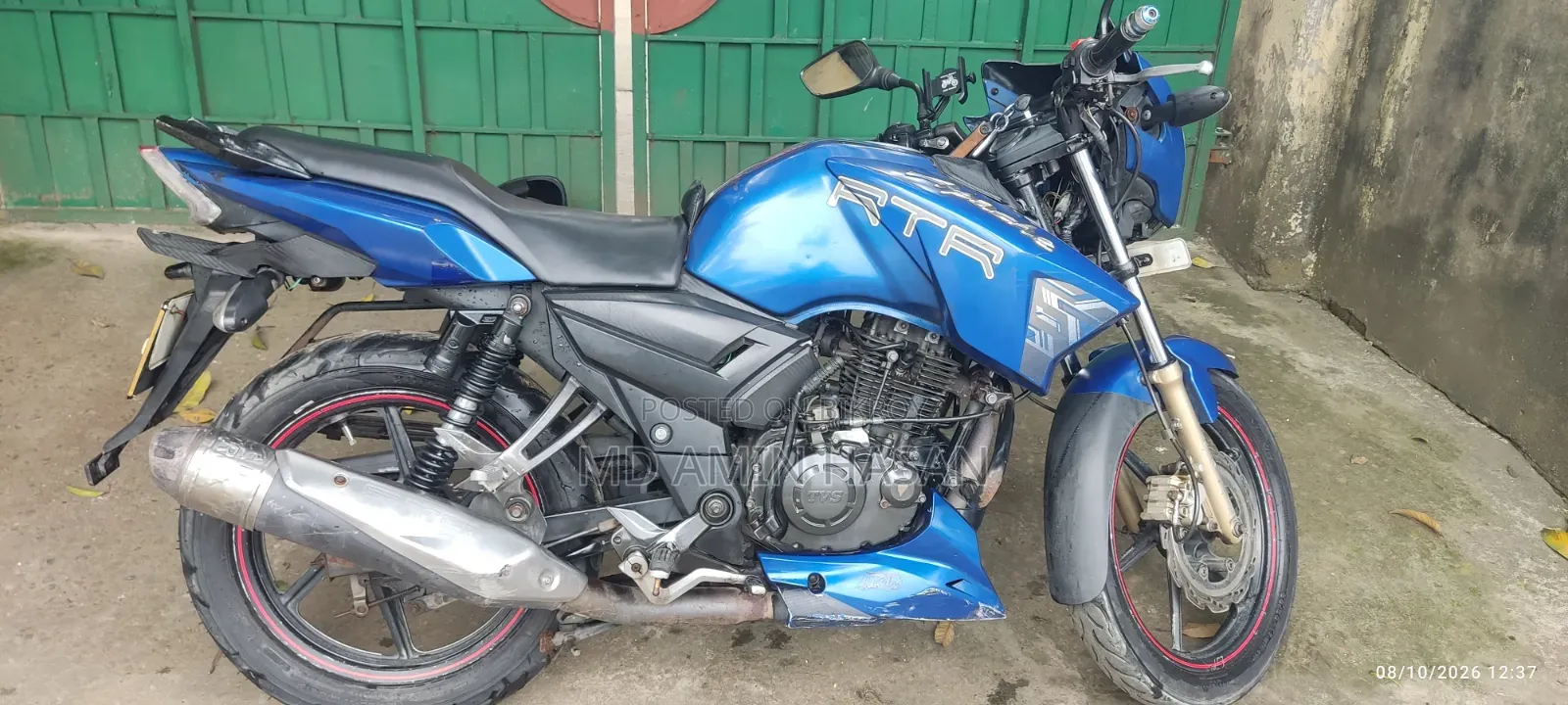 TVS Apache RTR 160 2V 2018 Blue
