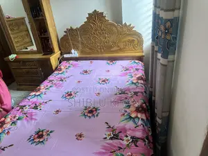 সেগুন কাঠের খাট | ৭ ফিট বাই ৫ ফিট |