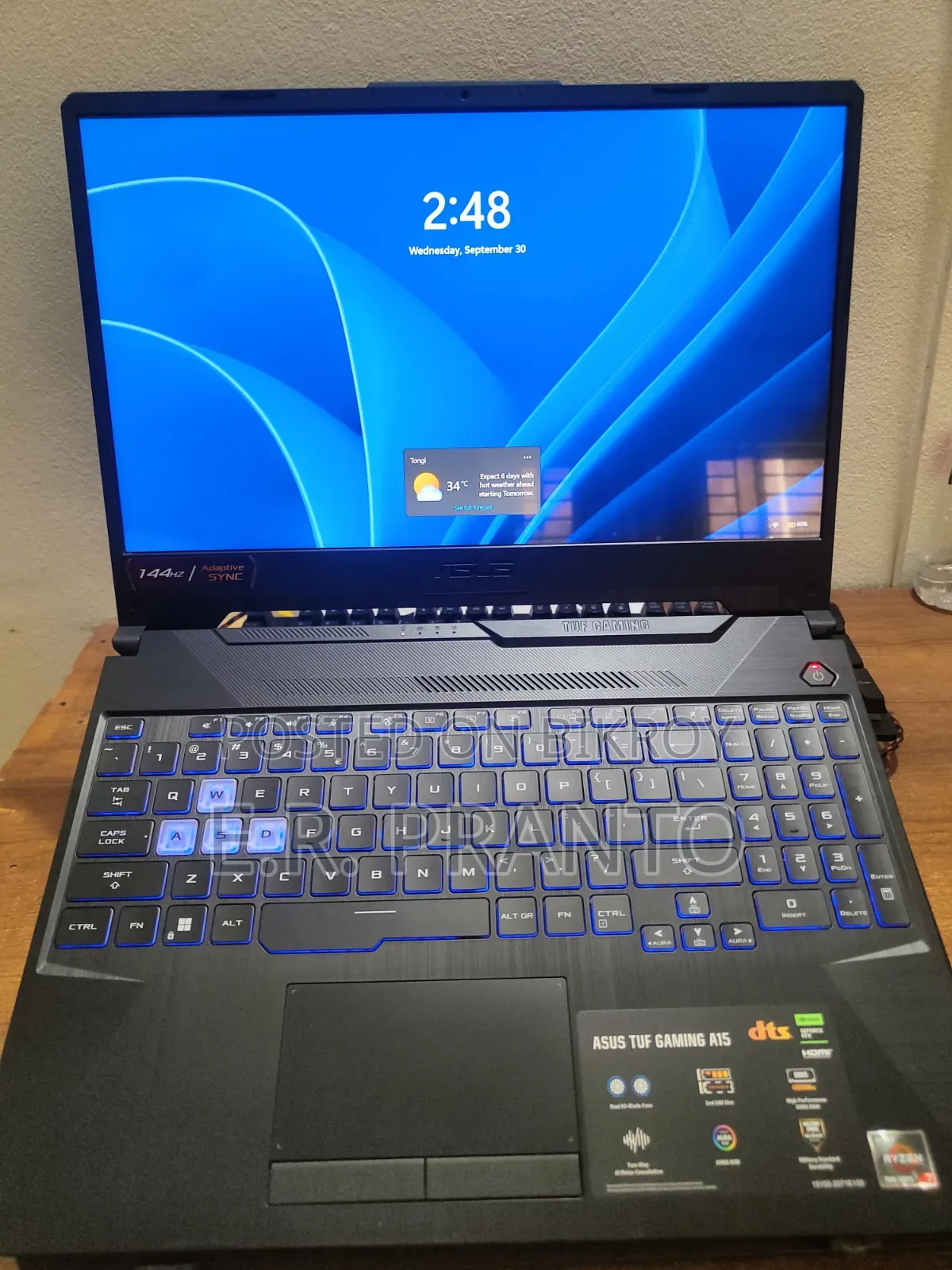 Laptop Asus TUF Gaming A15 16GB AMD Ryzen 7 SSD 512GB