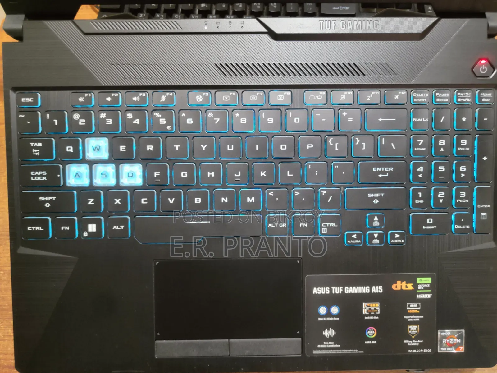 Laptop Asus TUF Gaming A15 16GB AMD Ryzen 7 SSD 512GB