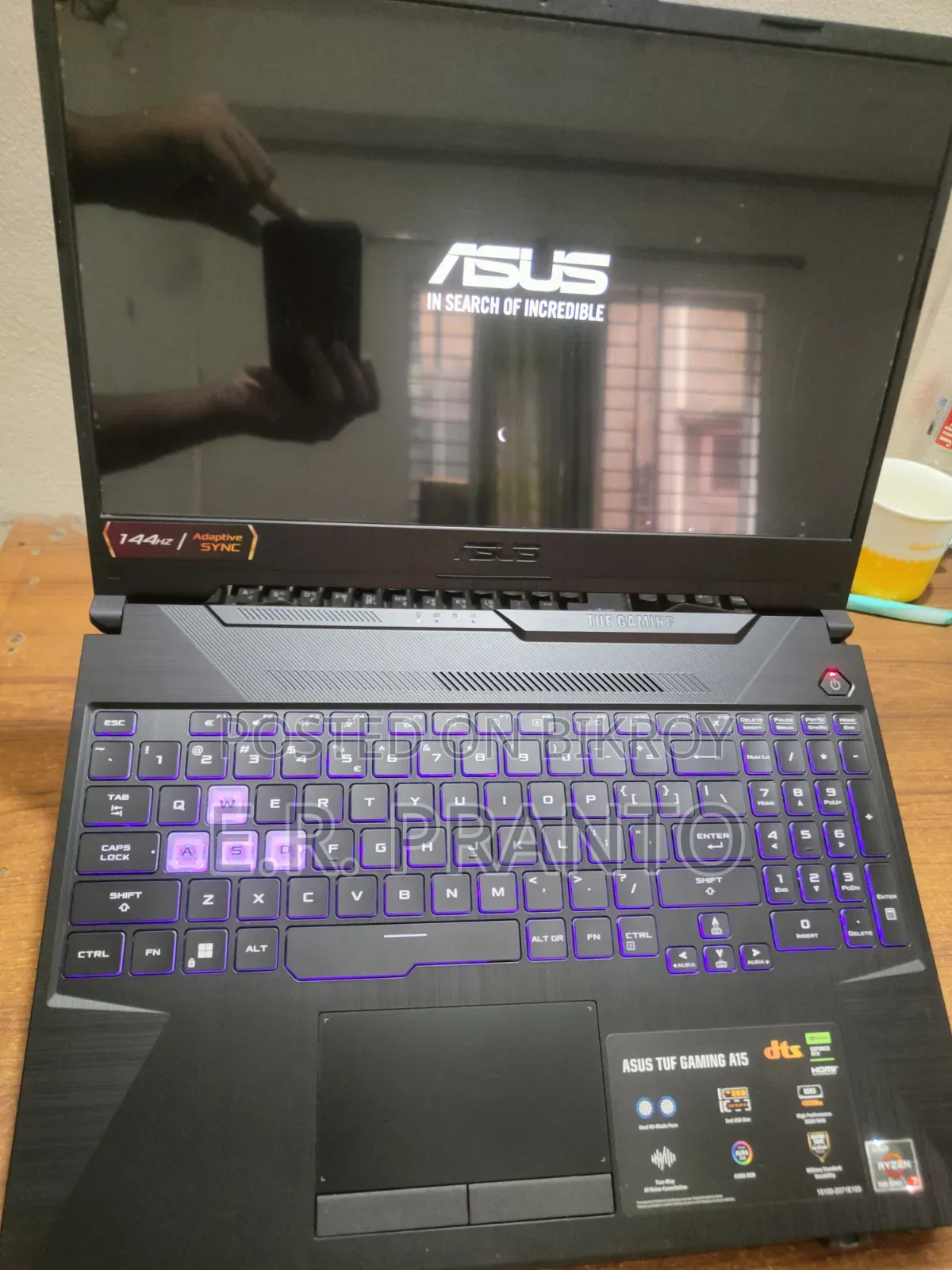 Laptop Asus TUF Gaming A15 16GB AMD Ryzen 7 SSD 512GB