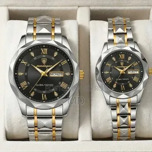 Poedagar Luxury Couple Watch
