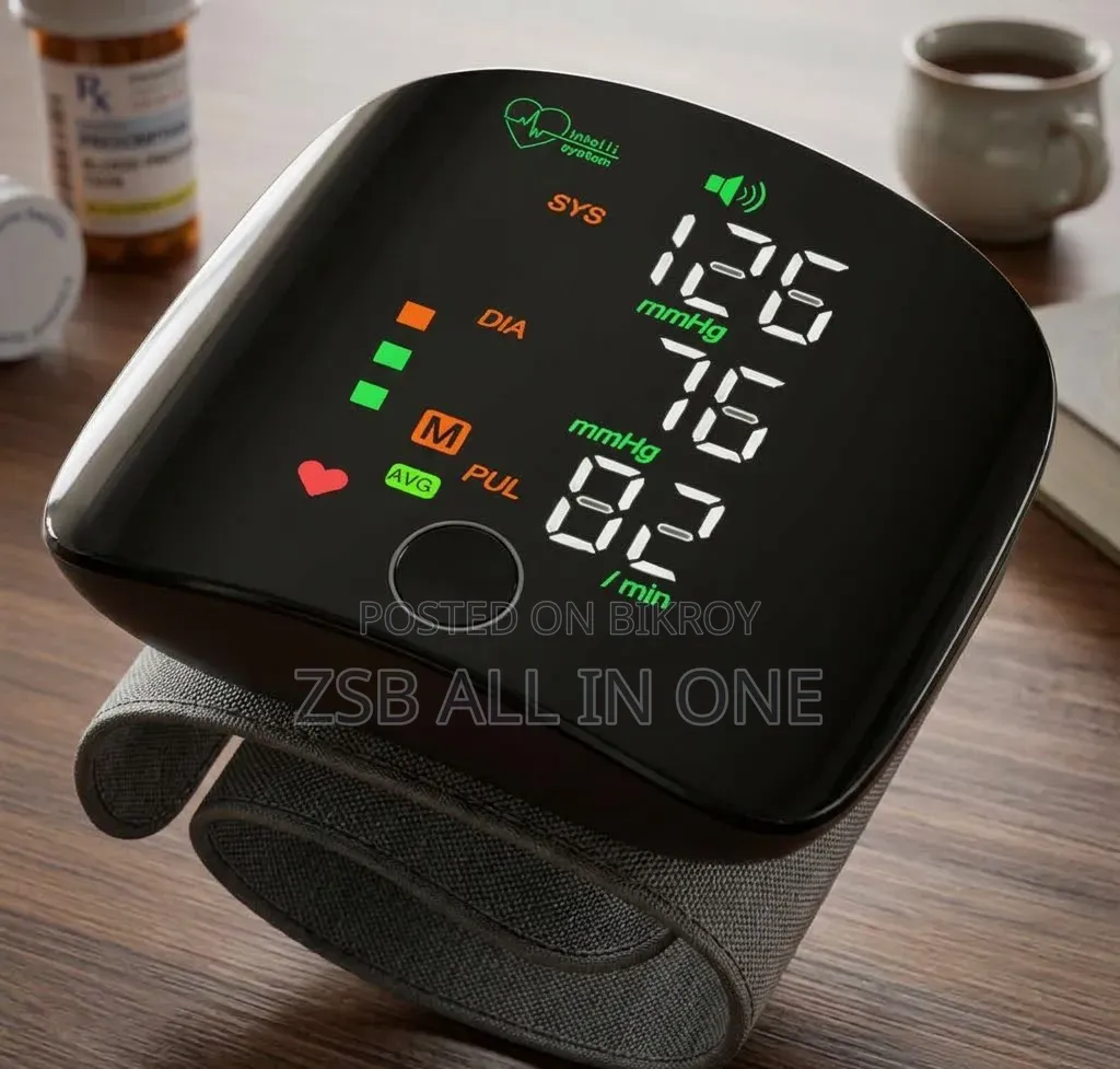 Automatic Wrist Blood Pressure Monitor With Voice Broadcast