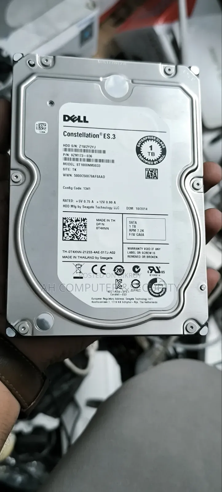 Dell Constellation Es.3 Server HDD 1tb