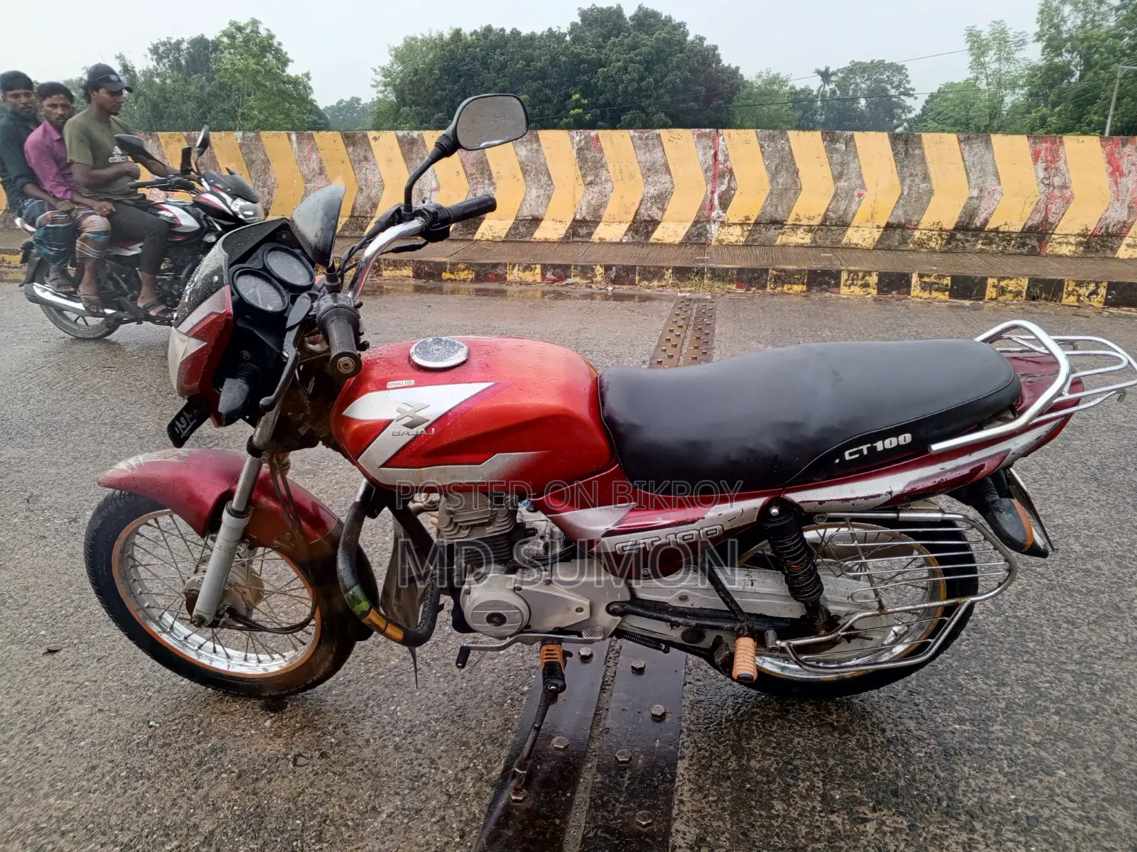Bajaj CT 100 2016 Red