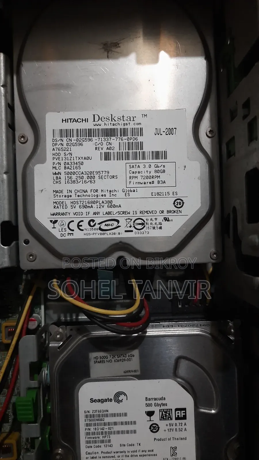 Desktop Computer HP 4GB Intel Core i3 HDD 500GB