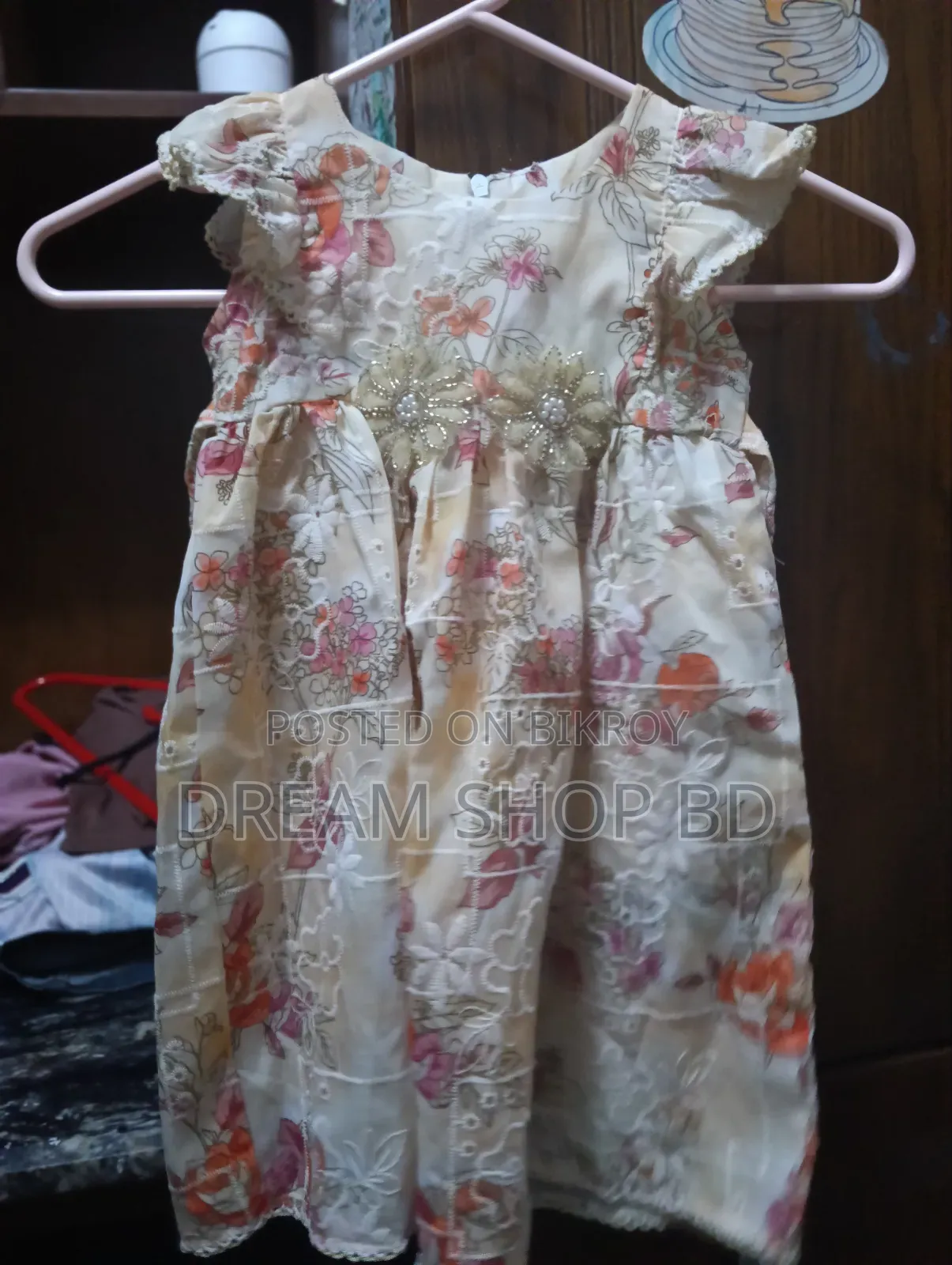 1-4 Years Branded Baby Girls 8 Pcs Nice Dresses