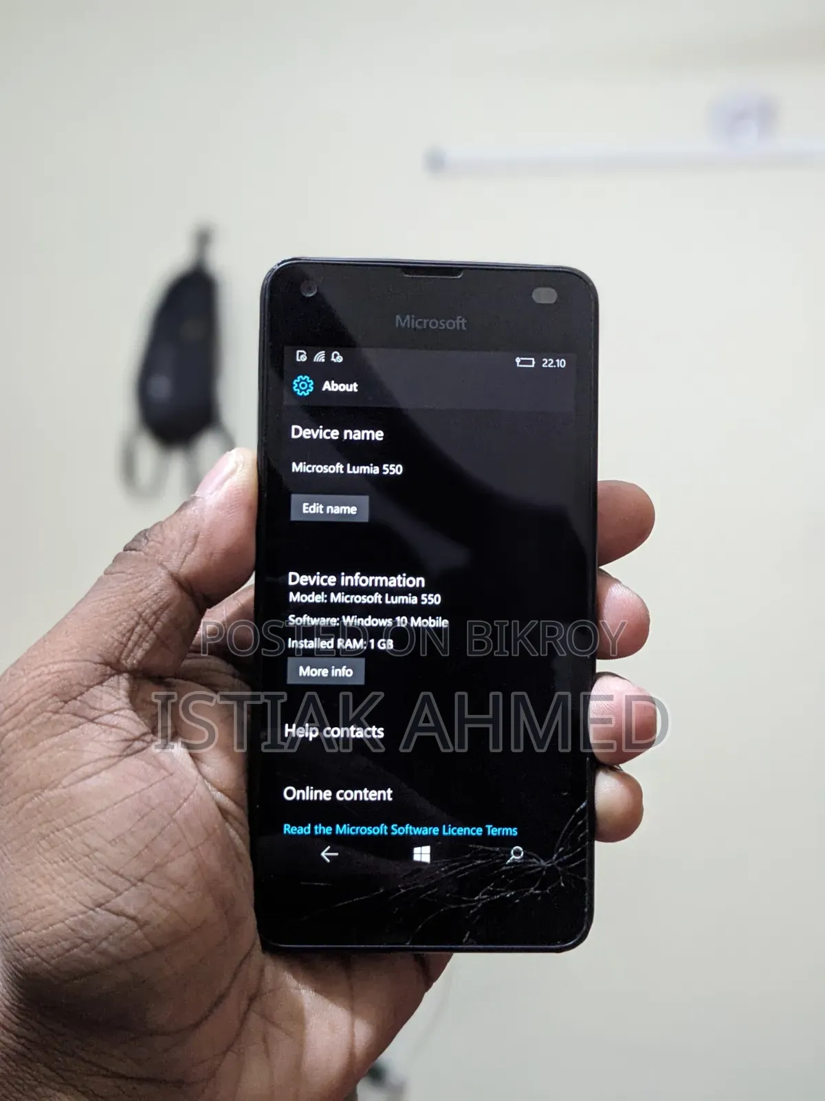 Microsoft Lumia 550 8 GB Black