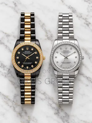 Luxury Design Watch Combo for Men – 2 Pieces – Black Gold and Silver
