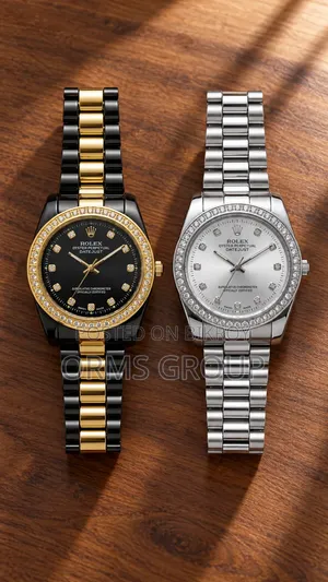 Luxury Design Watch Combo for Men – 2 Pieces – Black Gold and Silver