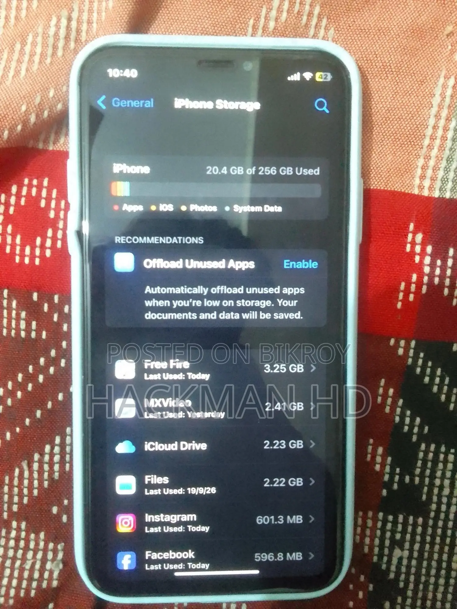 অ্যাপল আইফোন এক্স ২৫৬ জিবি ব্ল্যাক