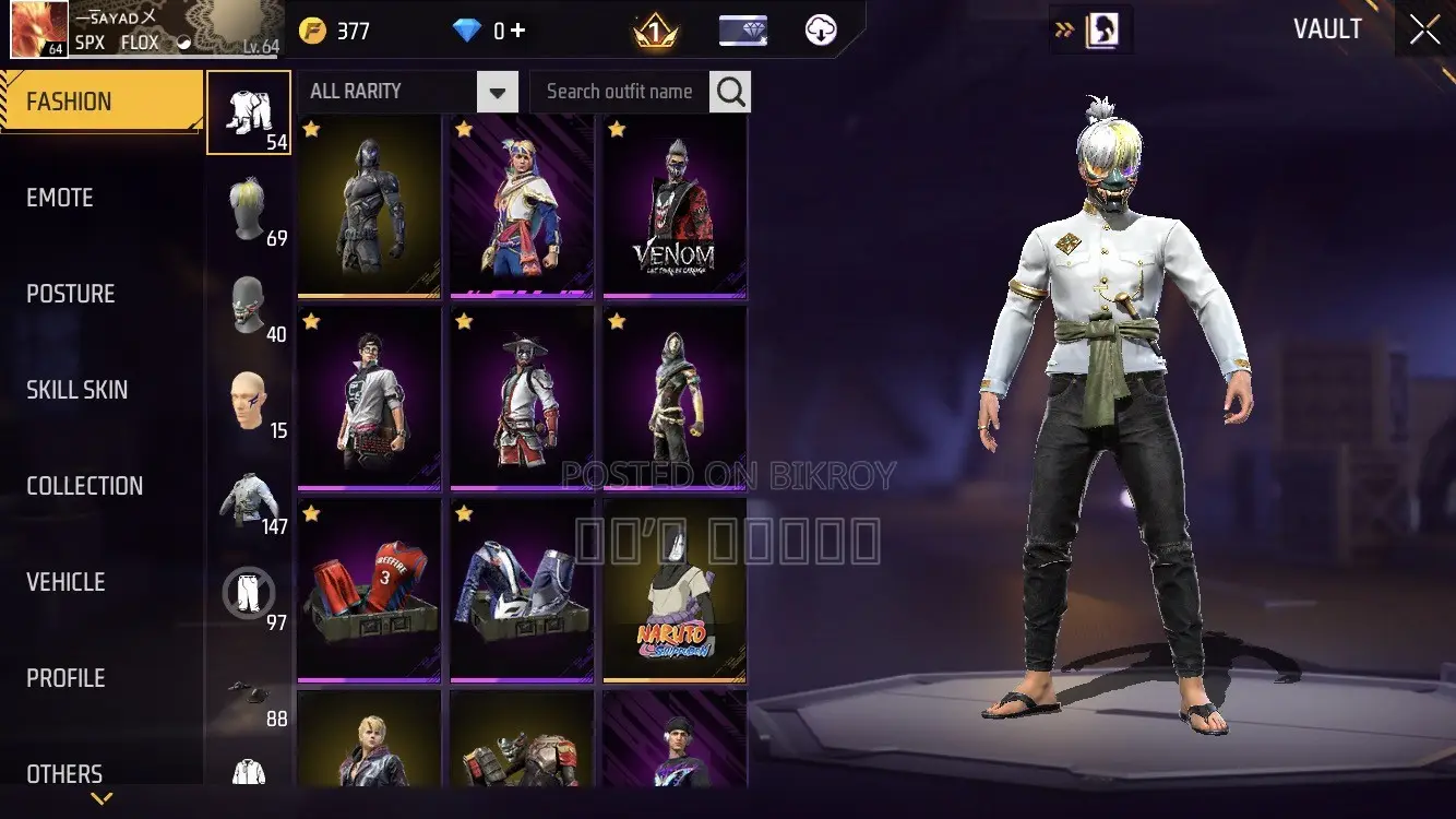 Free Fire Id Sell