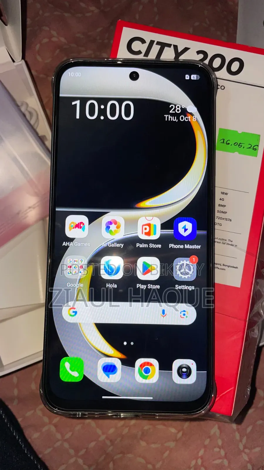 New Itel City 200 128 GB Graphite
