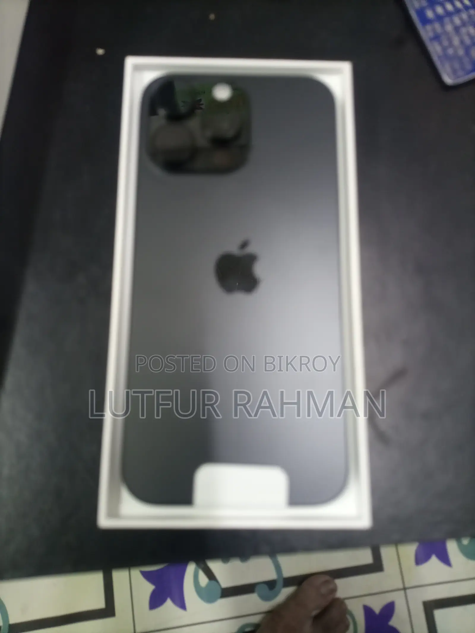 অ্যাপল আইফোন ১৬ প্রো ম্যাক্স ২৫৬ জিবি ব্ল্যাক