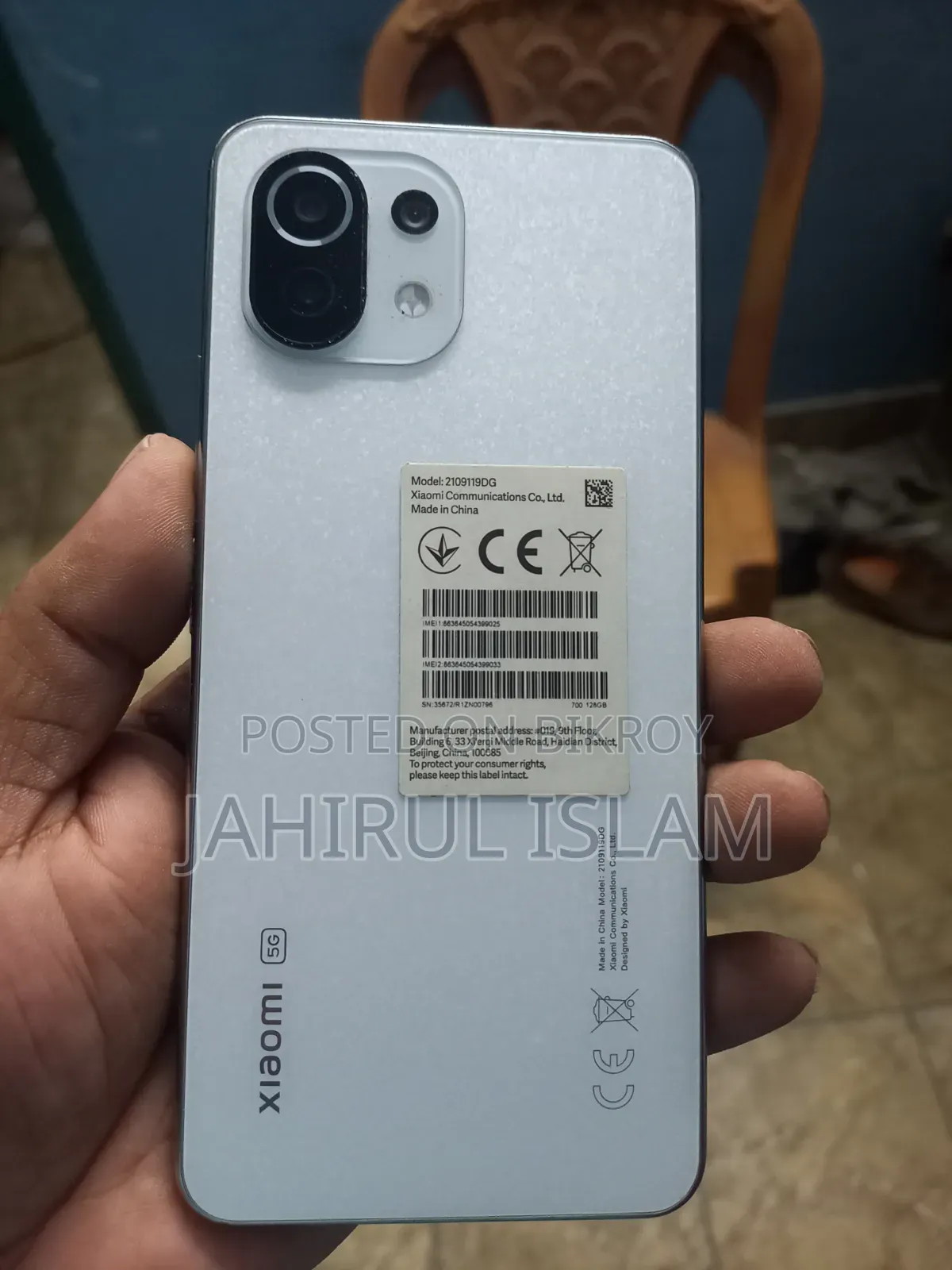 New Xiaomi 11 Lite 5G NE 128 GB White