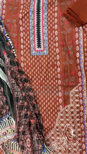 Pure Silk Orna and Cotton Dress